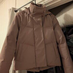 Frank & Oak Women's Puffer Jacket - Brown